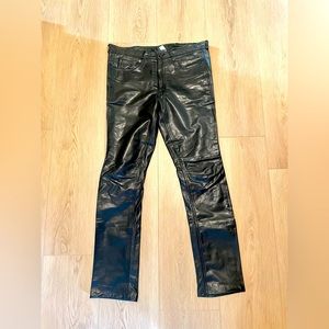 Vintage Genuine Leather Pants